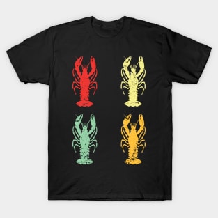 Vintage Mardi Gras Crayfish T-Shirt T-Shirt